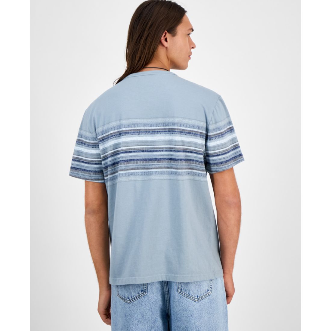 Sun + Stone Men's Striped T-Shirt, Macy's Exclusive