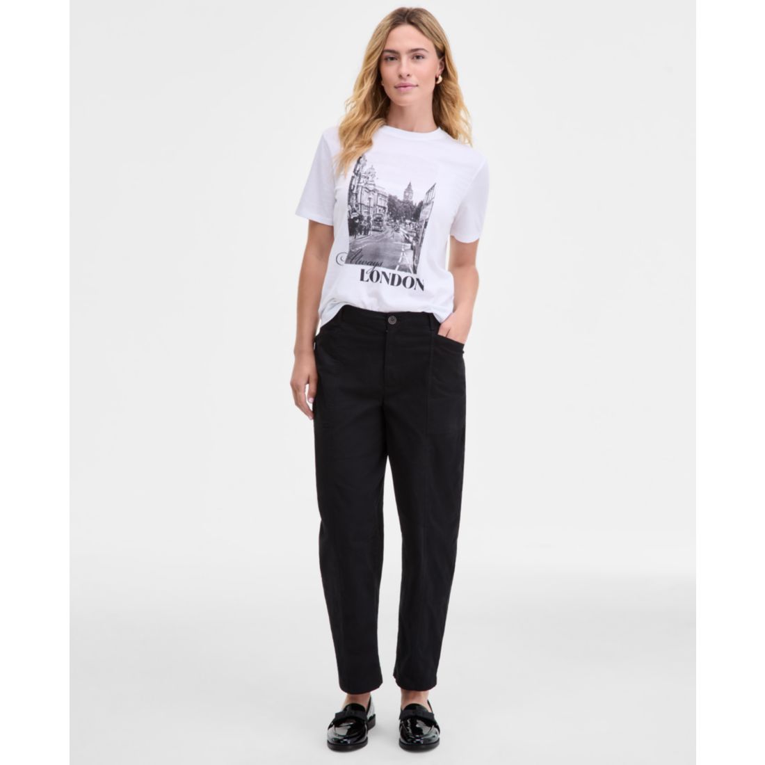 On 34th Women's London Graphic T-Shirt, Macy's Exclusive