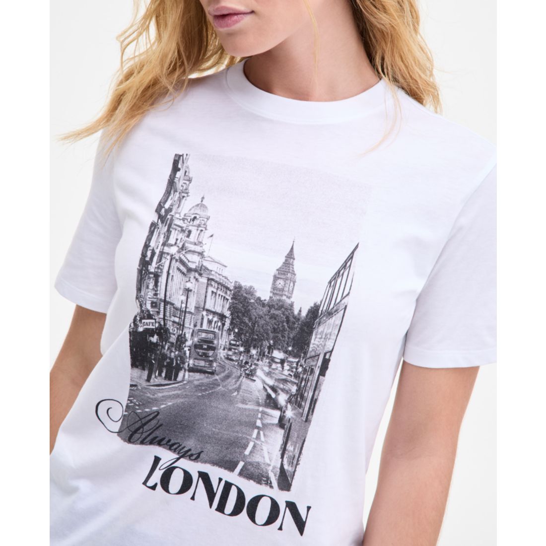 On 34th Women's London Graphic T-Shirt, Macy's Exclusive