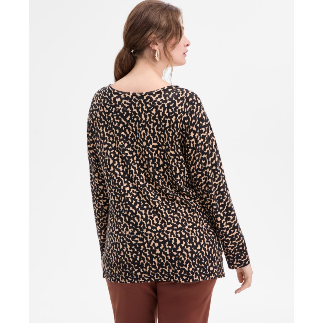 I.n.c. International Concepts Plus Size Print V-Neck Tunic, Macy's Exclusive