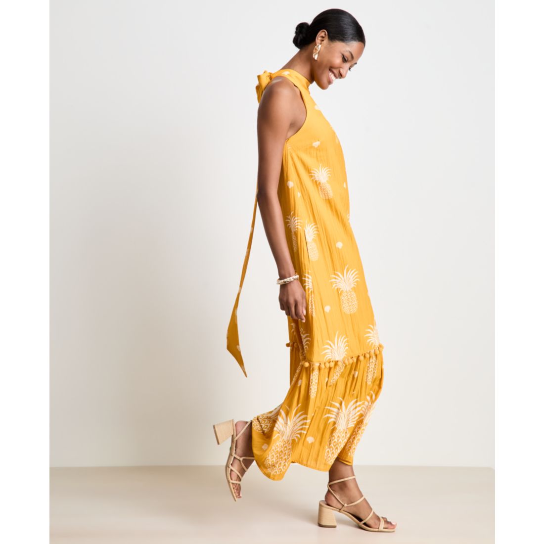 Women's Pineapple-Print Maxi Dress, Macy's Exclusive - On 34th | Alix Friedberg Capsule Collection