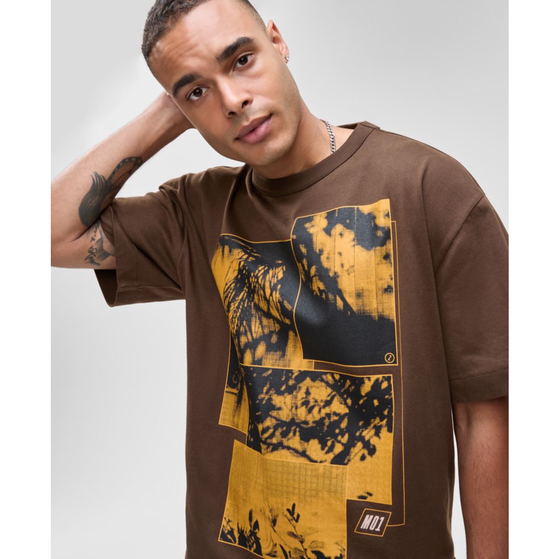 Mode of One Men's Relaxed-Fit Digital Photo Print T-Shirt, Macy's Exclusive