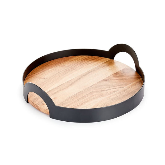 The Cellar Wood and Metal Tray, Exclusively at Macy's