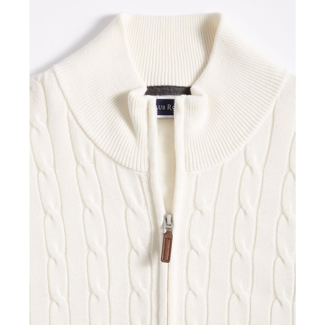 Club Room Men's Cable-Knit Full-Zip Sweater, Created for Macy's