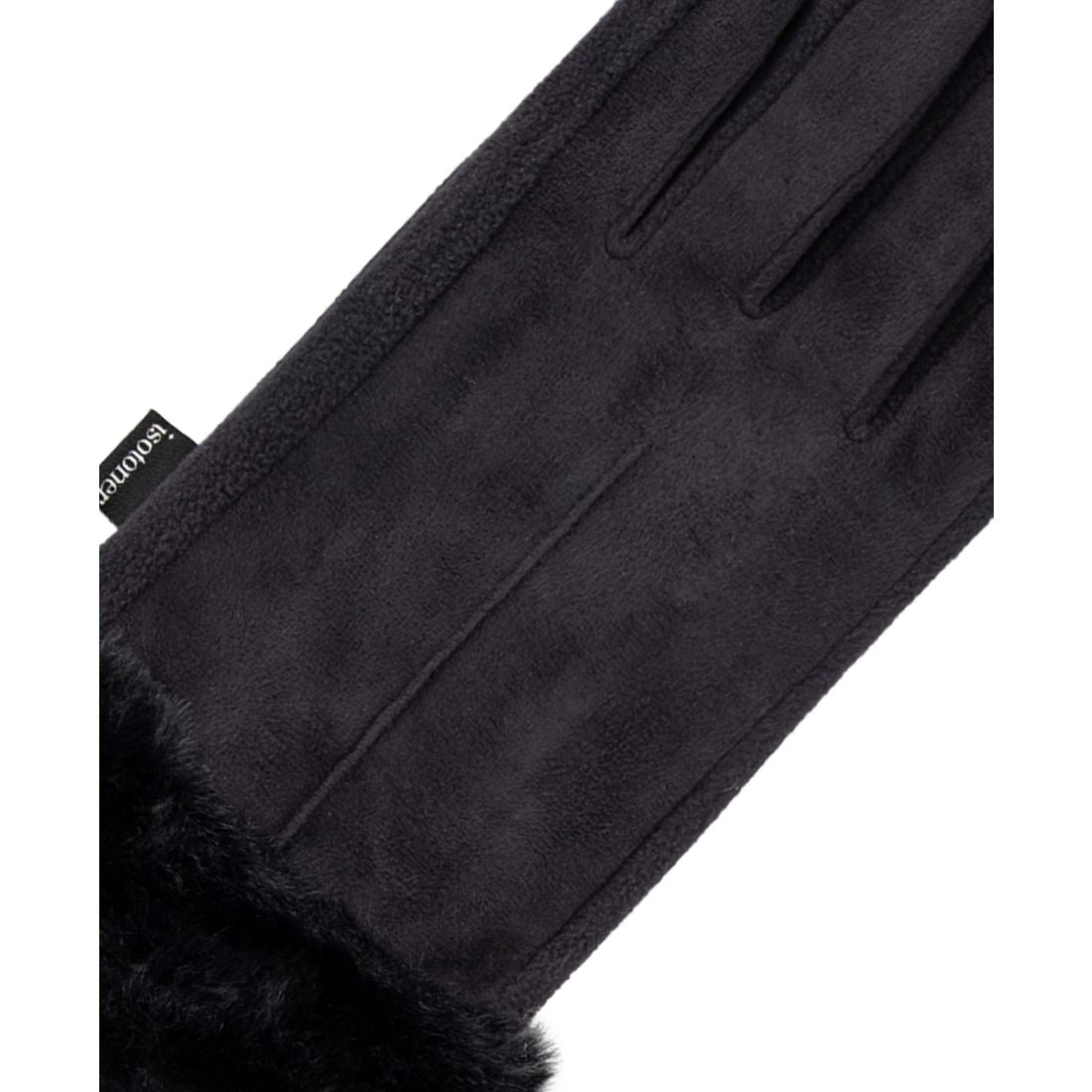 Isotoner Signature Women's Mya smartDRI Faux-Fur Cuff Gloves
