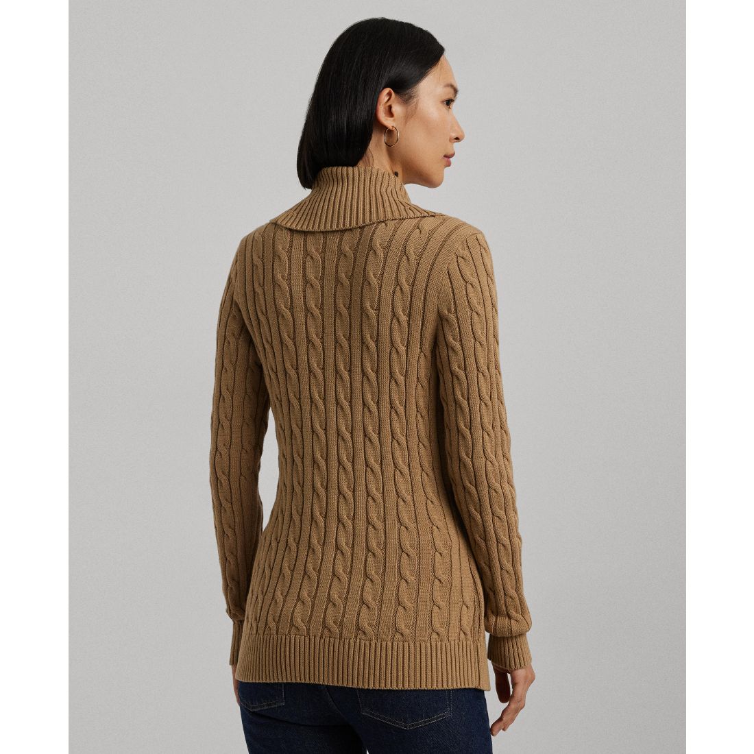 Lauren Ralph Lauren Women's Buckled Cotton Sweater