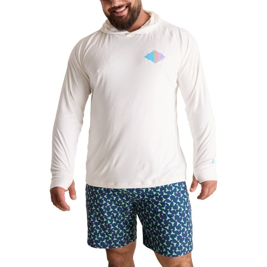 Chubbies Men's Reflector Print Long-Sleeve Hooded T-Shirt