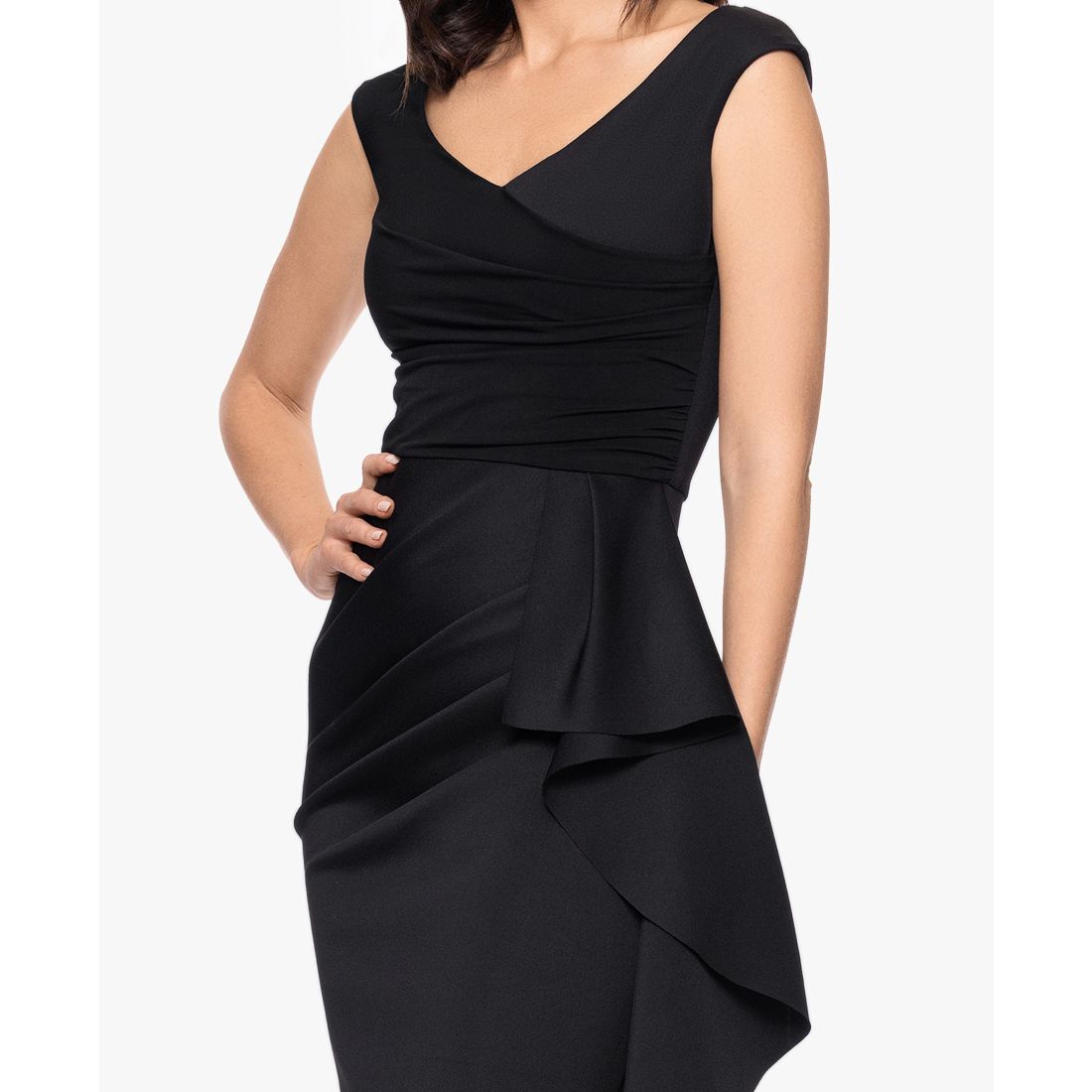 Betsy & Adam Women's Sleeveless V-Neck Dress