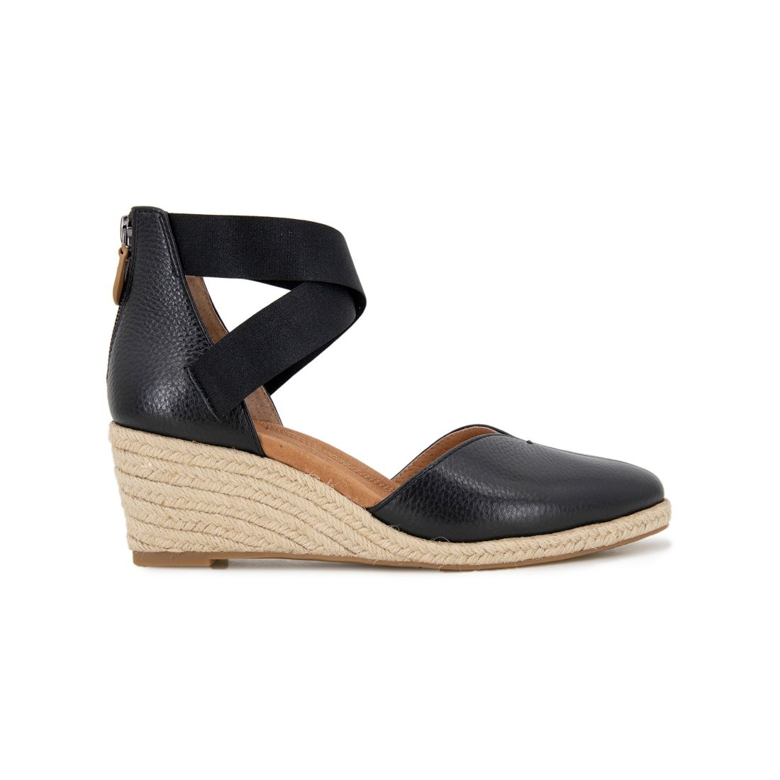 Gentle Souls Women's Orya Wedge Pointy Toe Espadrille Sandals