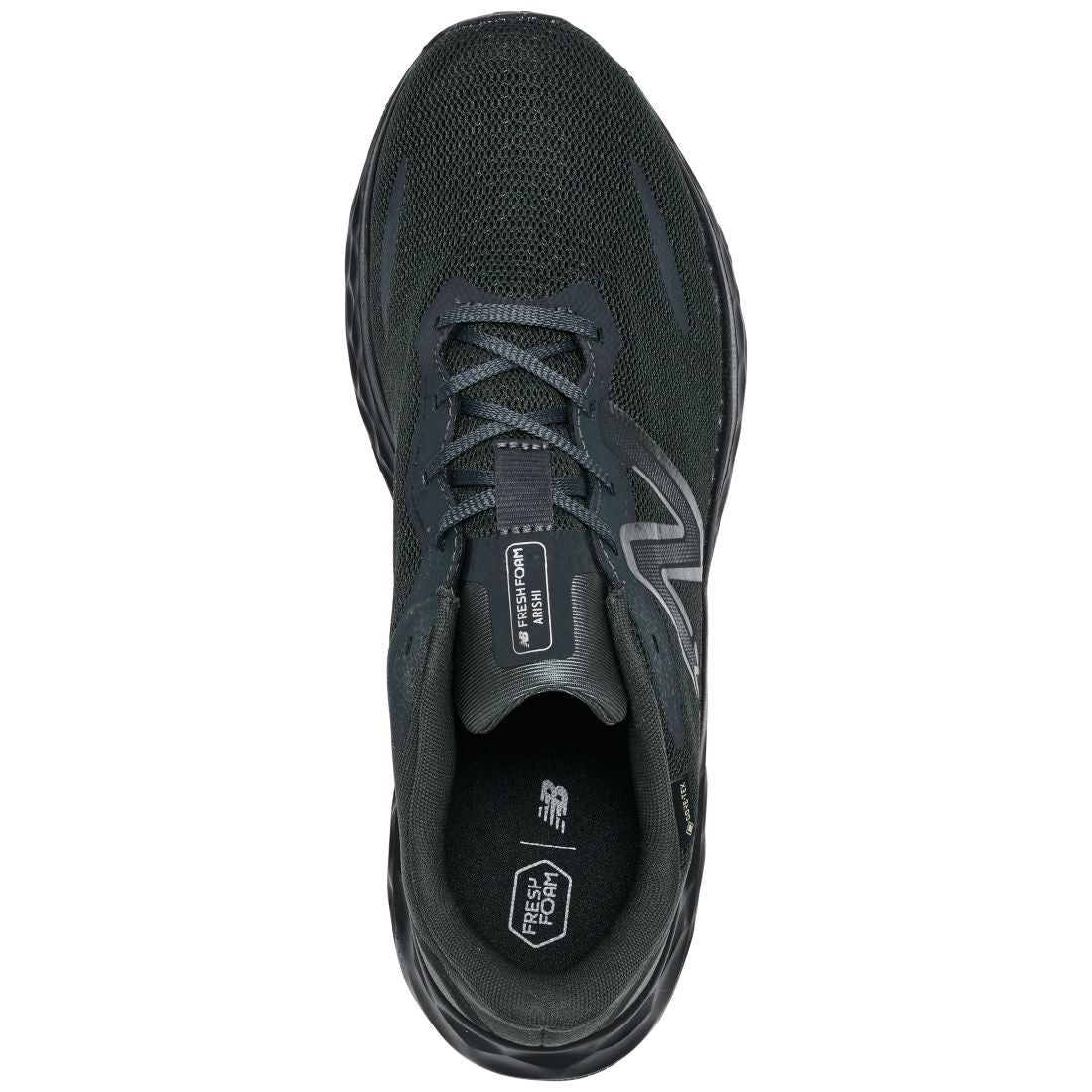 New Balance Men's Fresh Foam Arishi v4 Gore-Tex Running Sneakers from Finish Line - Black, Silver