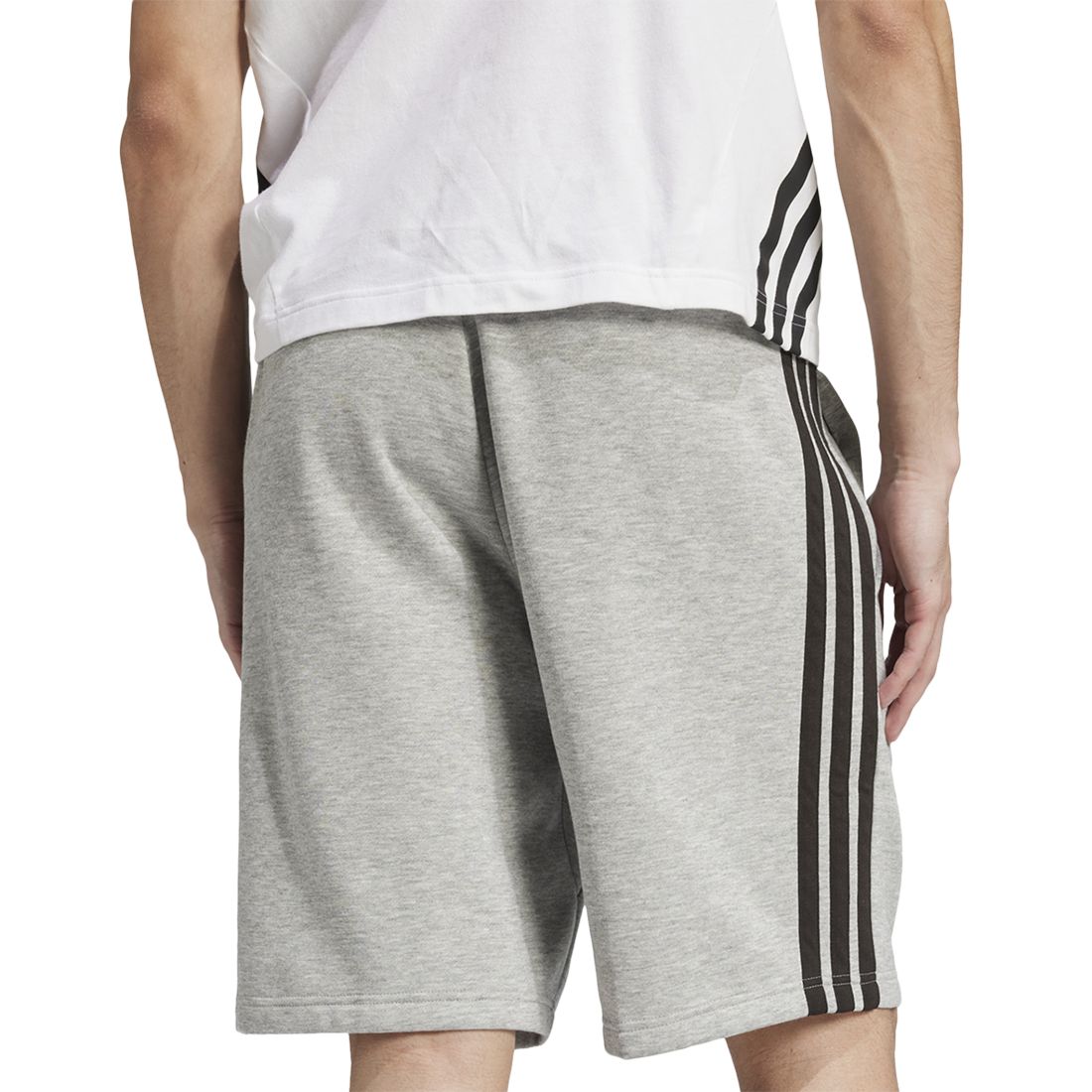 adidas Men's Essential Three Stripes Fleece Shorts
