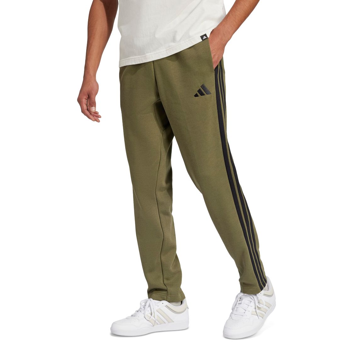 adidas Men's Essentials Regular-Fit 3-Stripes Track Pants
