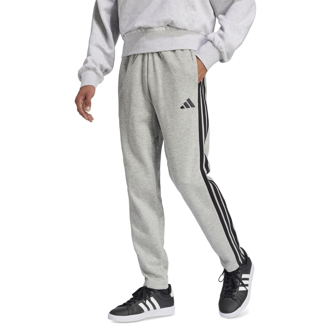 adidas Men's Essentials Regular-Fit 3-Stripes Track Pants