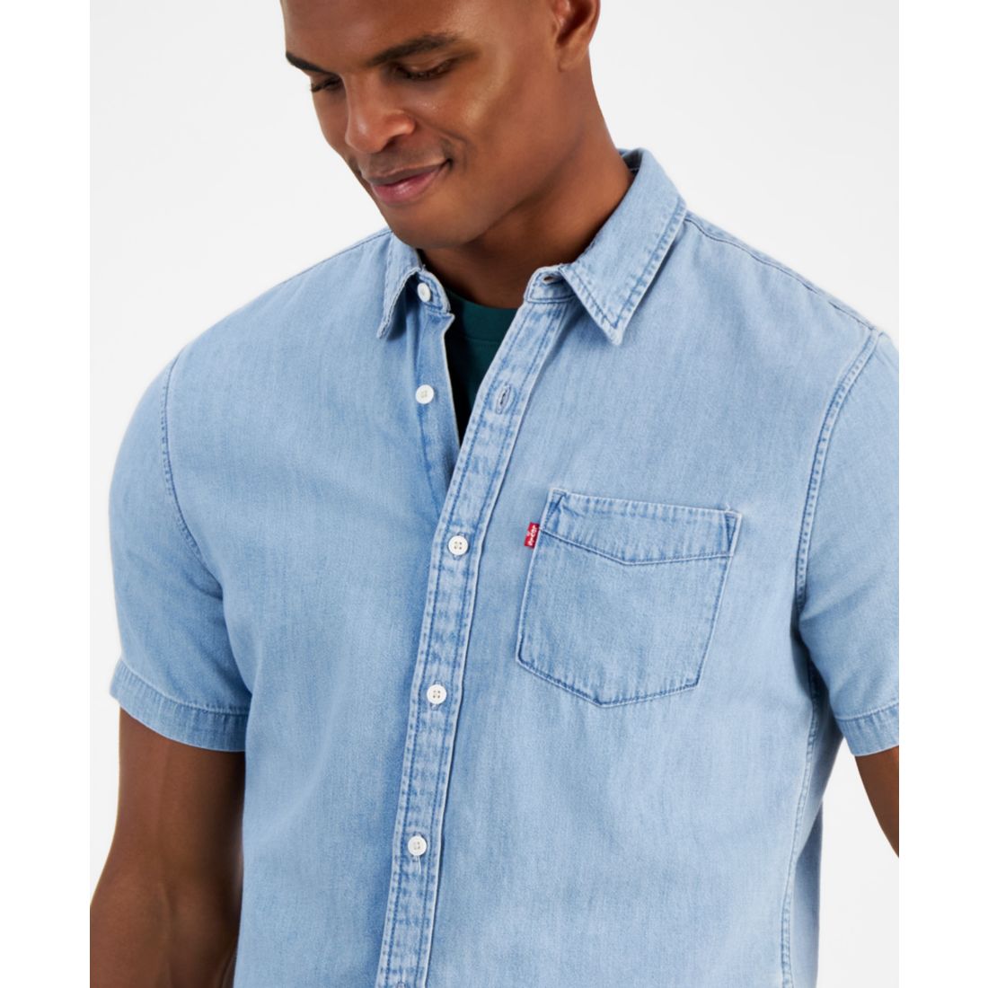 Levi's Men's Classic 1 Pocket Short Sleeve Regular Fit Shirt