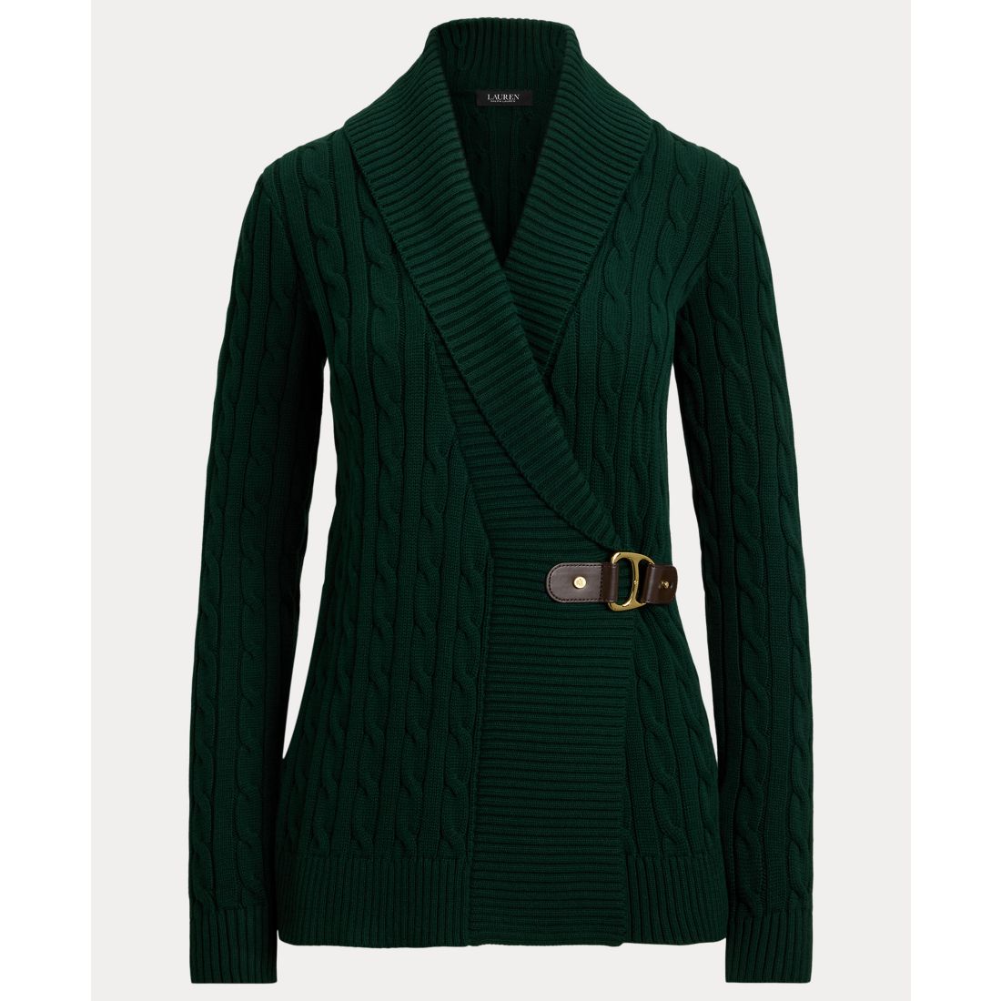 Lauren Ralph Lauren Women's Buckled Cotton Sweater