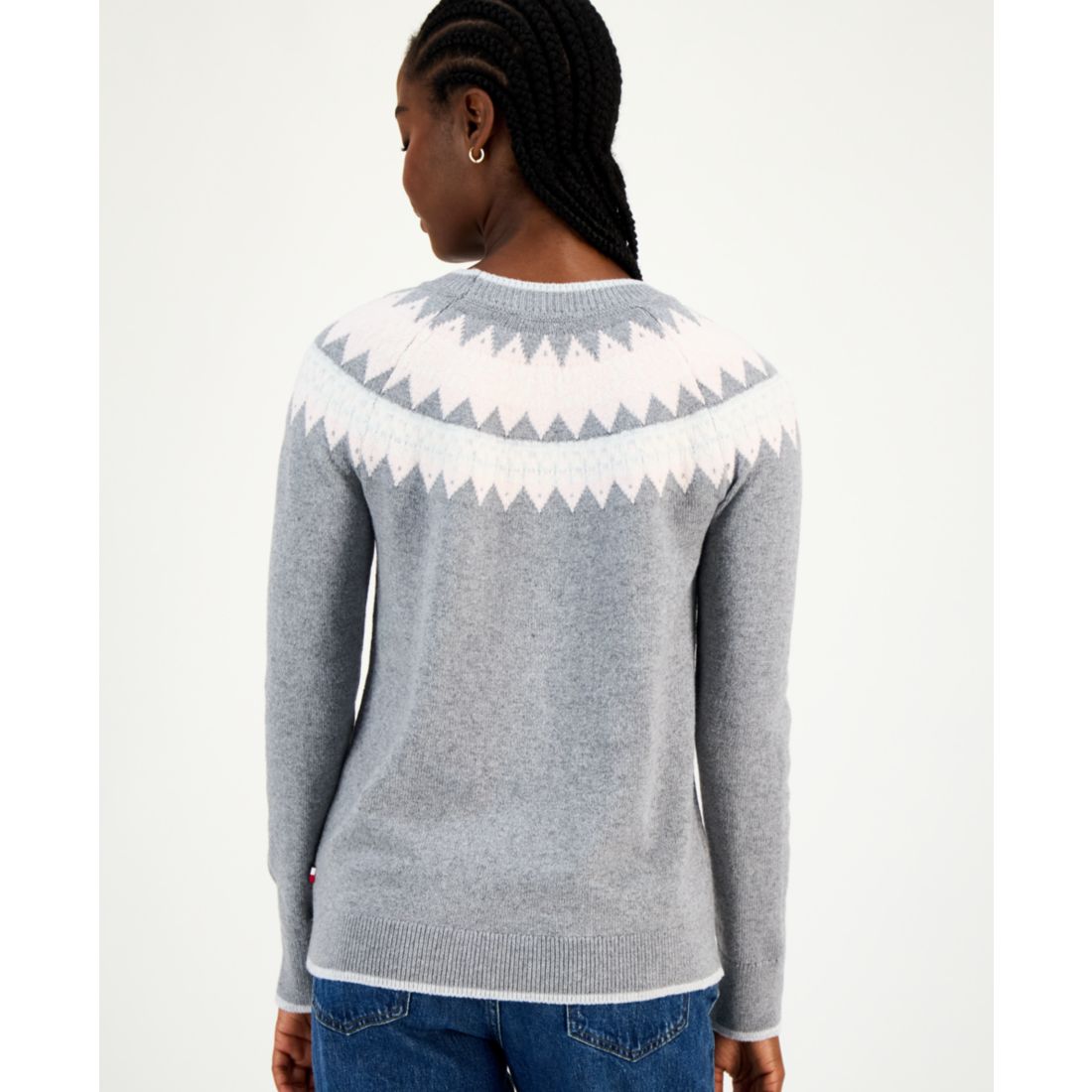 Tommy Hilfiger Women's Polar Bear Fair Isle Sweater