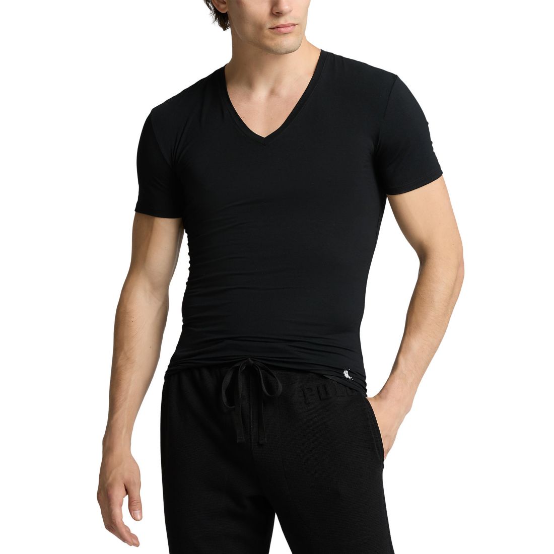 Polo Ralph Lauren Men's 2-Pack Perfect Flex V-Neck T-Shirts