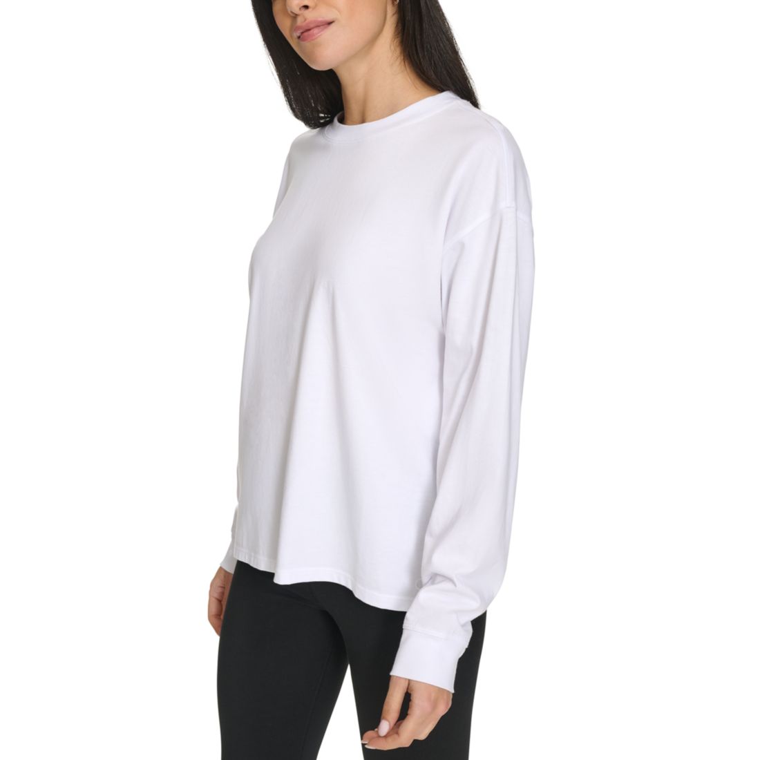 Calvin Klein Performance Women's Long-Sleeve Crewneck T-Shirt