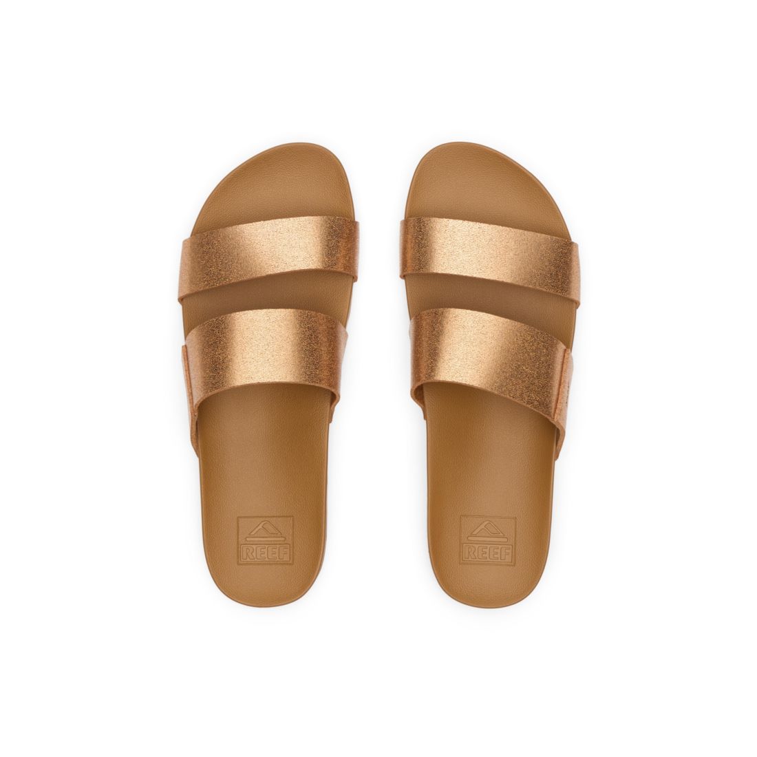 Reef Women's Cushion Vista Open Toe Sandals - Copper, Tan