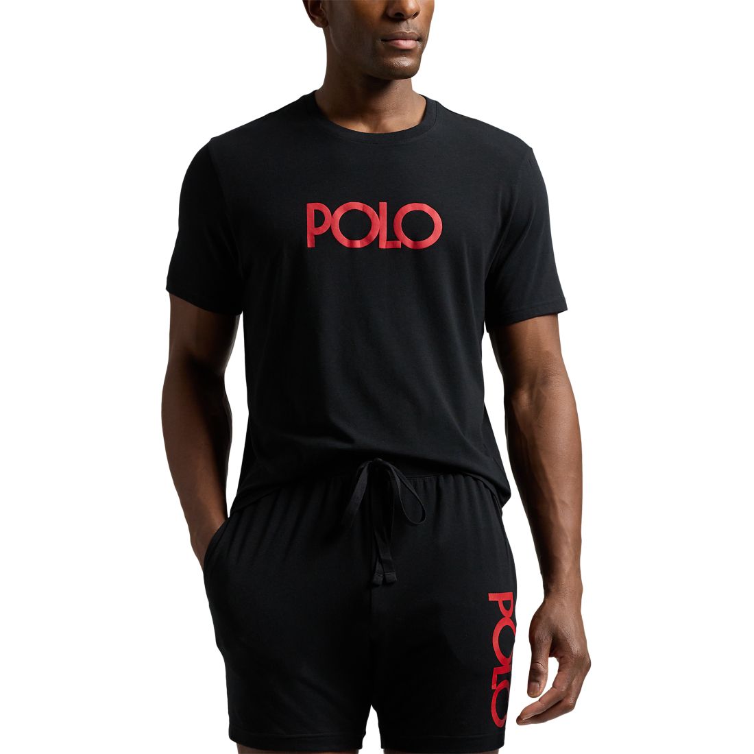 Polo Ralph Lauren Men's Logo Sleep T-Shirt, Exclusively at Macy's - Andover Heather / Polo Black Logo