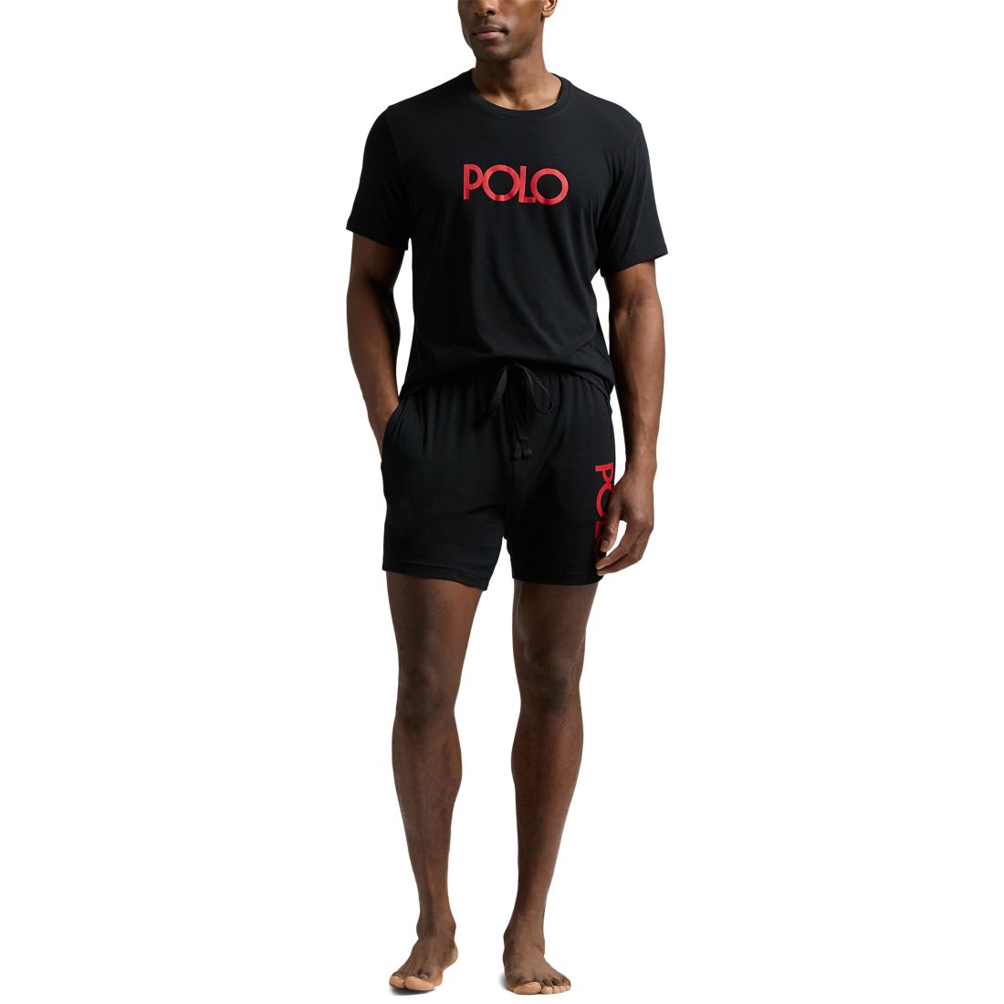 Polo Ralph Lauren Men's Logo Sleep T-Shirt, Exclusively at Macy's - Andover Heather / Polo Black Logo