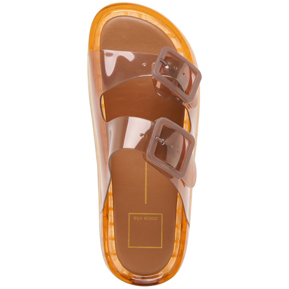 Dolce Vita Women's Julio Jelly Double-Band Jelly Footbed Sandals