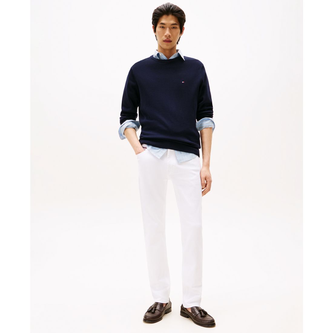 Tommy Hilfiger Men's Essential Crew Neck Sweater