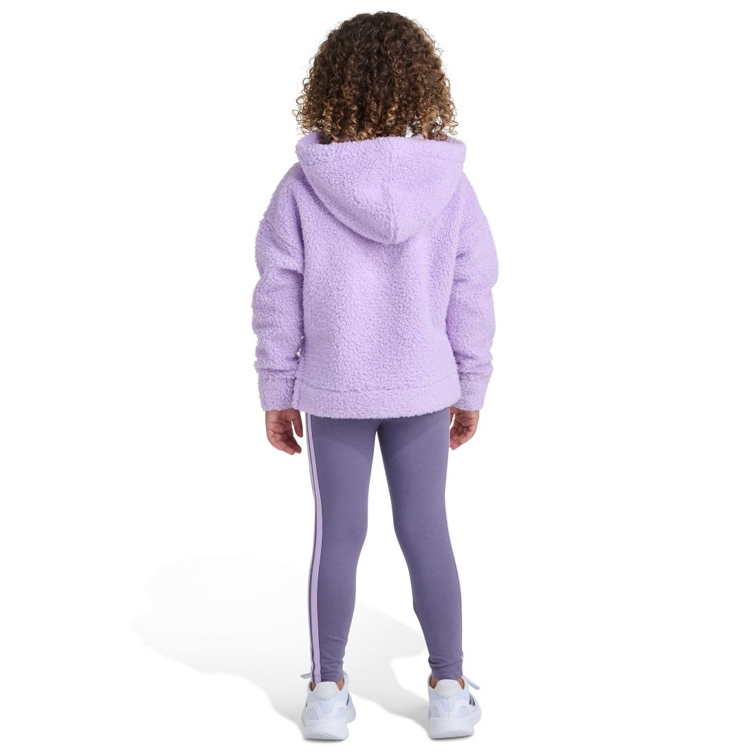 Adidas Toddler and Little Girls 2T-7 Two Piece Fleece Hoodie and Leggings Set
