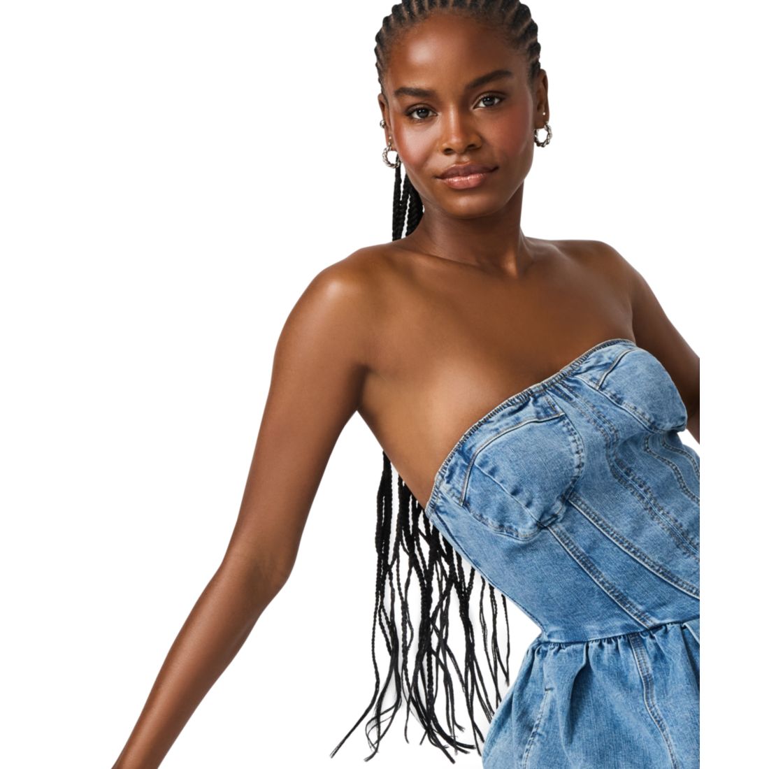 Steve Madden Women's Rina Strapless Corset Dress