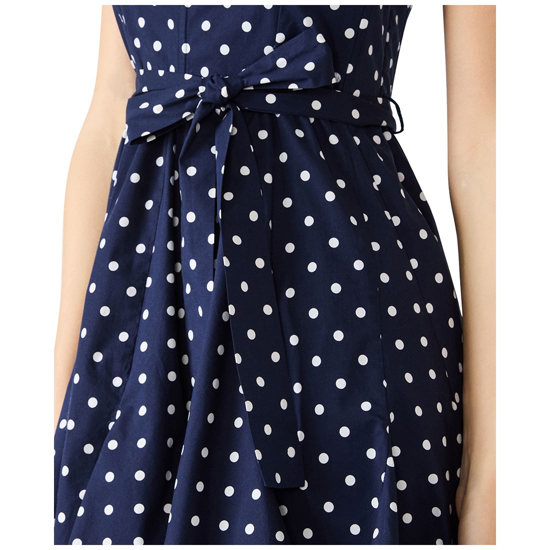 Bb Dakota Women's Dasia Square Neck Polka-Dot Dress