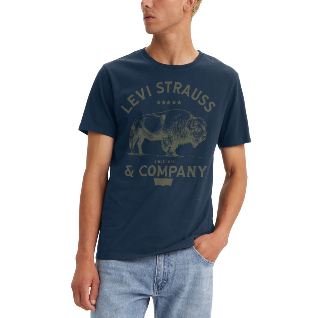 Levi's Men's Classic Short Sleeve Graphic Crewneck T-Shirt