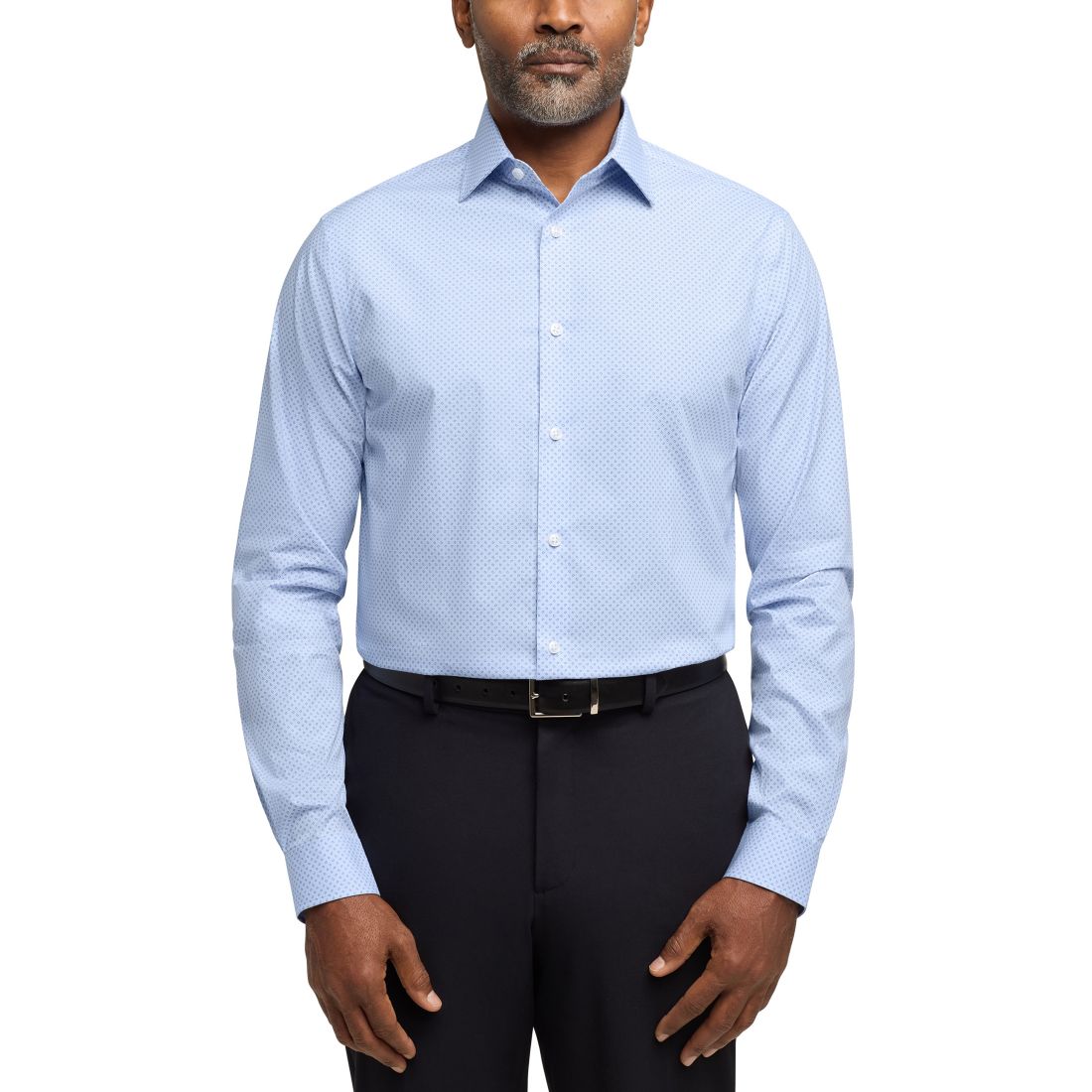 Michael Kors Men's Regular Fit Comfort Stretch Dress Shirt