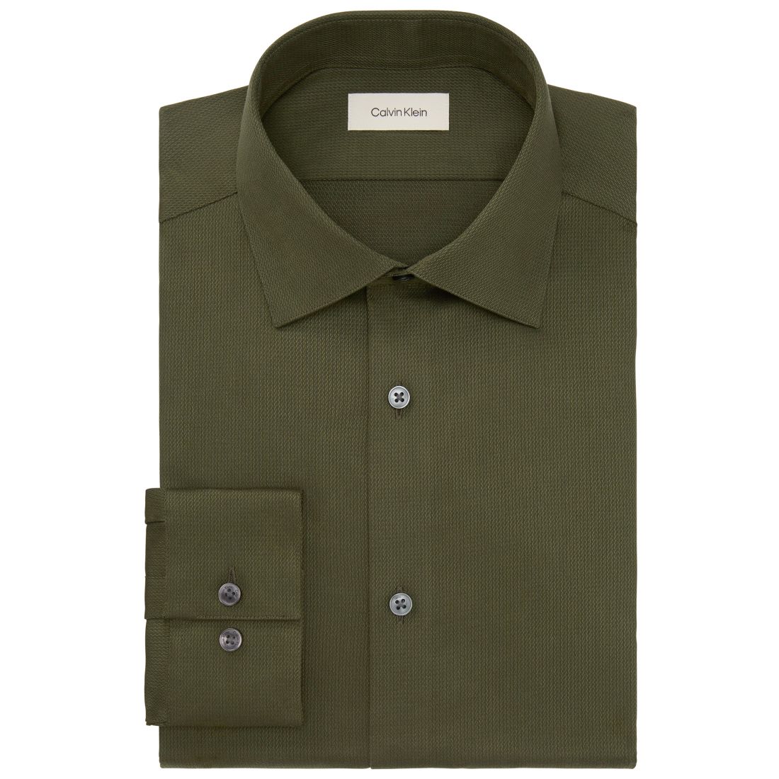 Calvin Klein Men's Steel Plus Regular Fit Dress Shirt