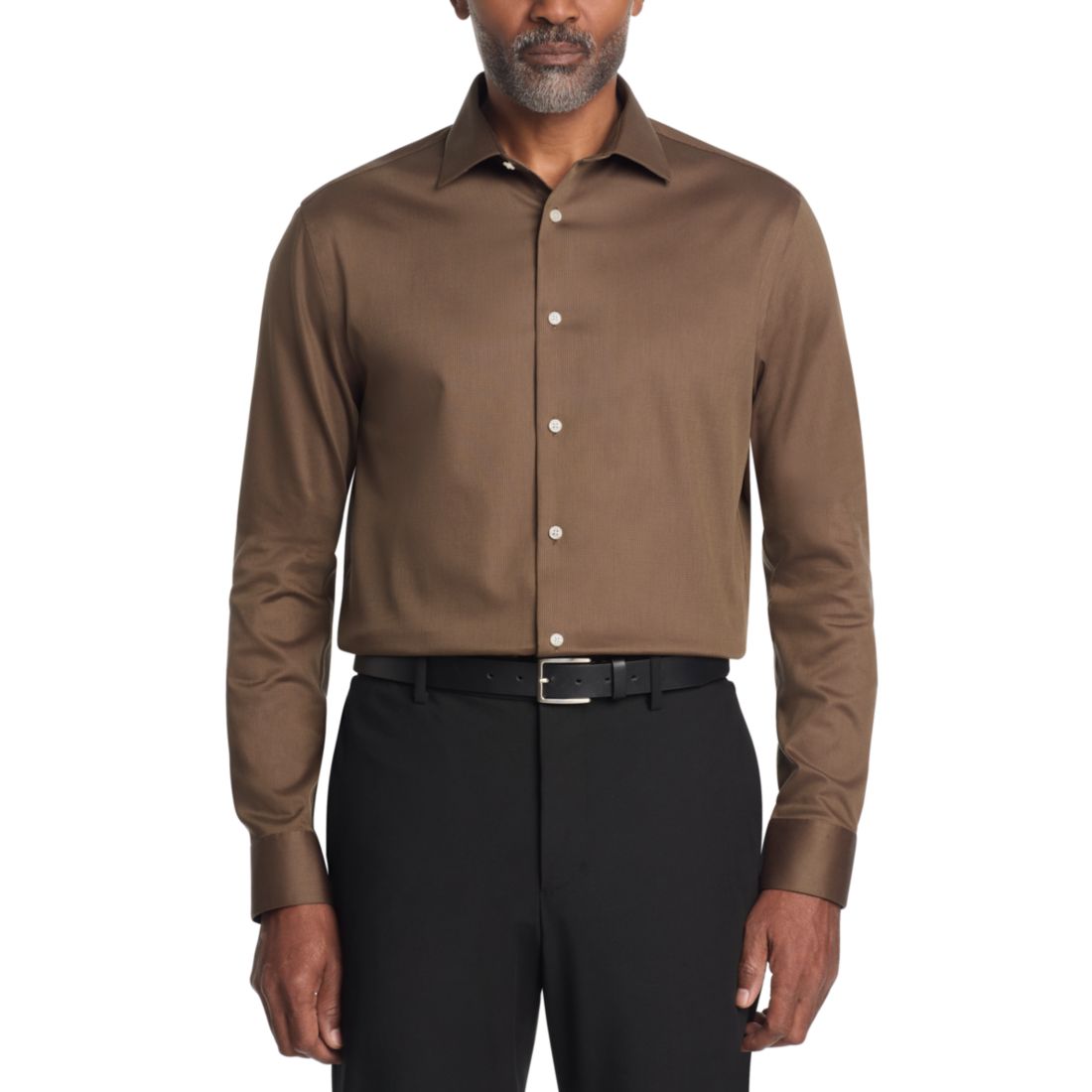 Calvin Klein Men's Steel Plus Regular Fit Dress Shirt