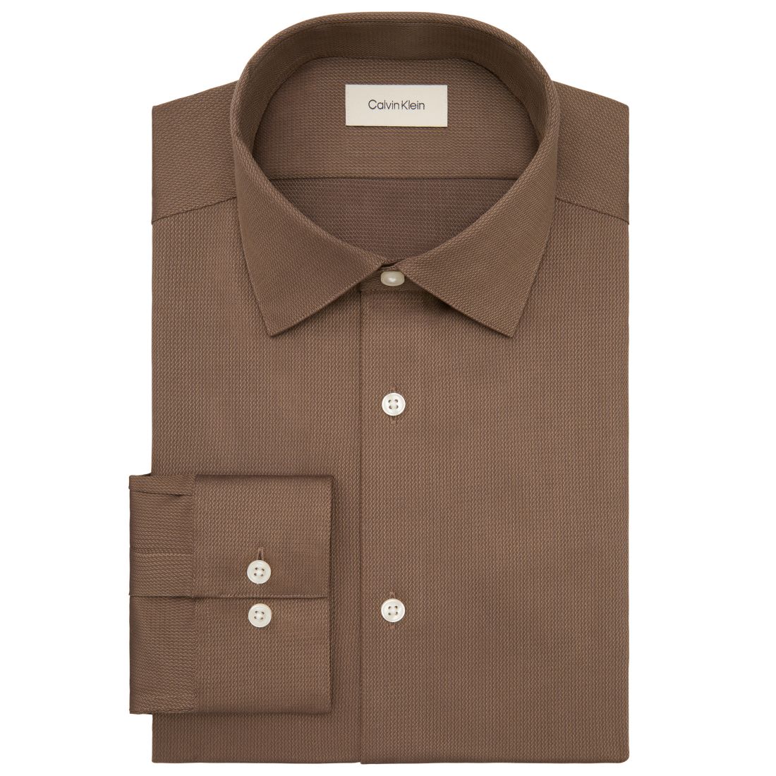 Calvin Klein Men's Steel Plus Regular Fit Dress Shirt