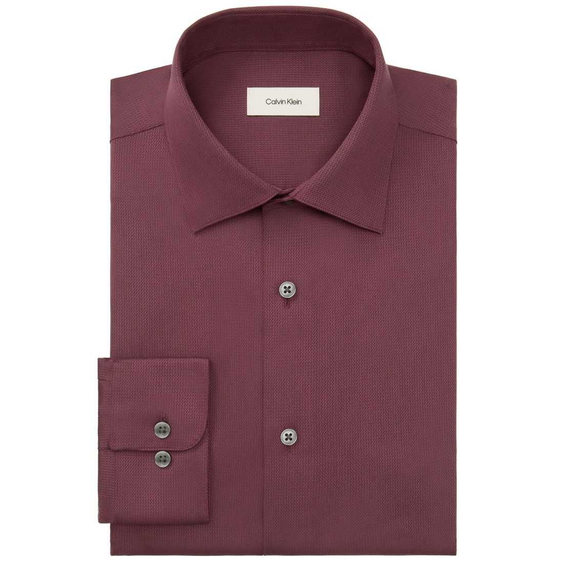 Calvin Klein Men's Steel Plus Regular Fit Dress Shirt