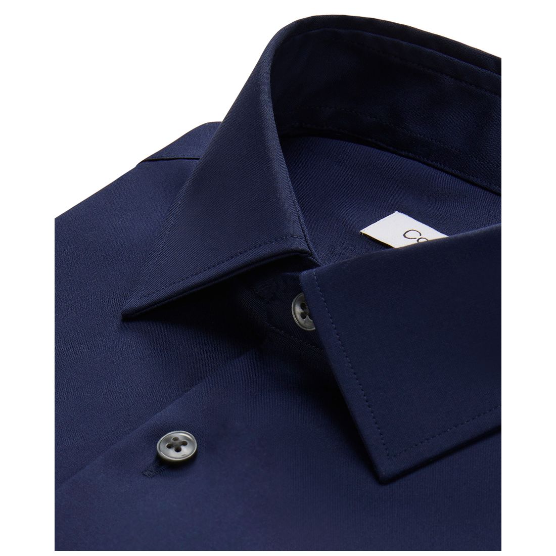 Calvin Klein Men's Refined Cotton Stretch Regular Fit Dress Shirt