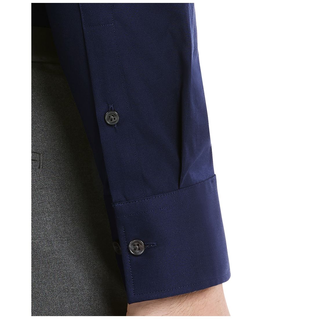 Calvin Klein Men's Refined Cotton Stretch Regular Fit Dress Shirt