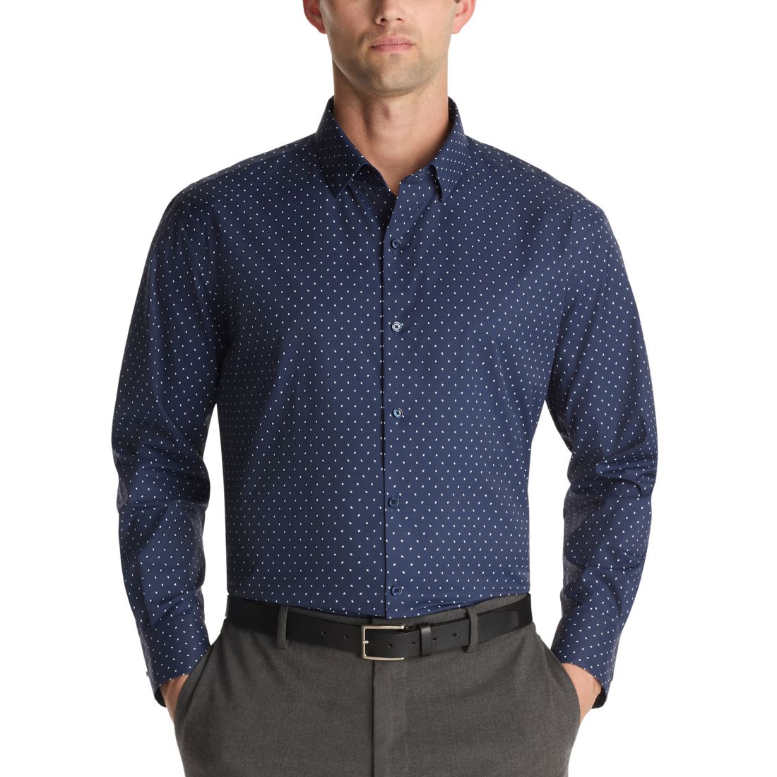 Tommy Hilfiger Men's Tech Athletic Fit Dress Shirt