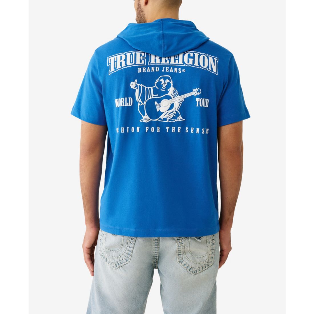 True Religion Men's Short Sleeve Hooded T-Shirt