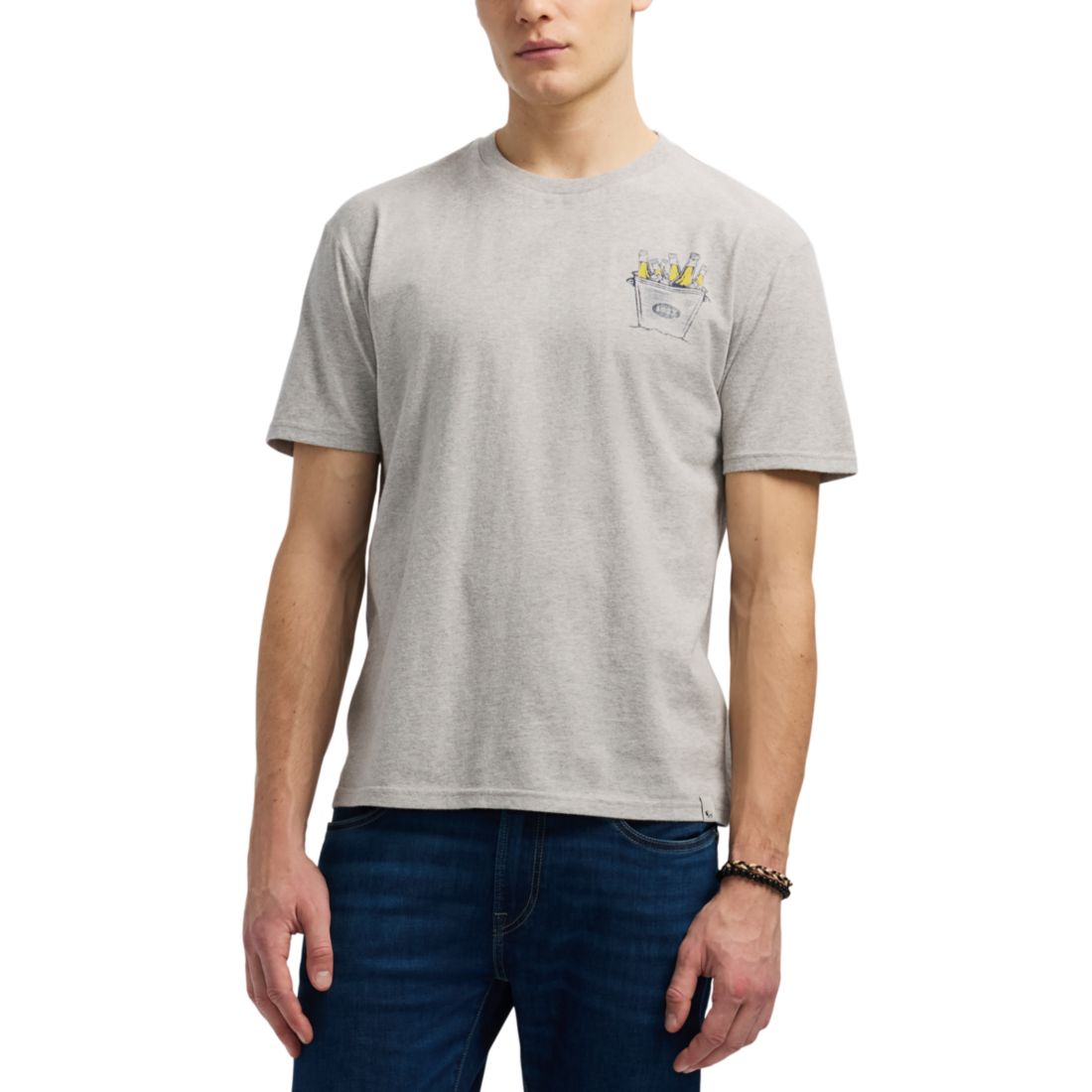 Men's Thirstk Short Sleeve Crewneck Spirit of Summer Graphic T-Shirt