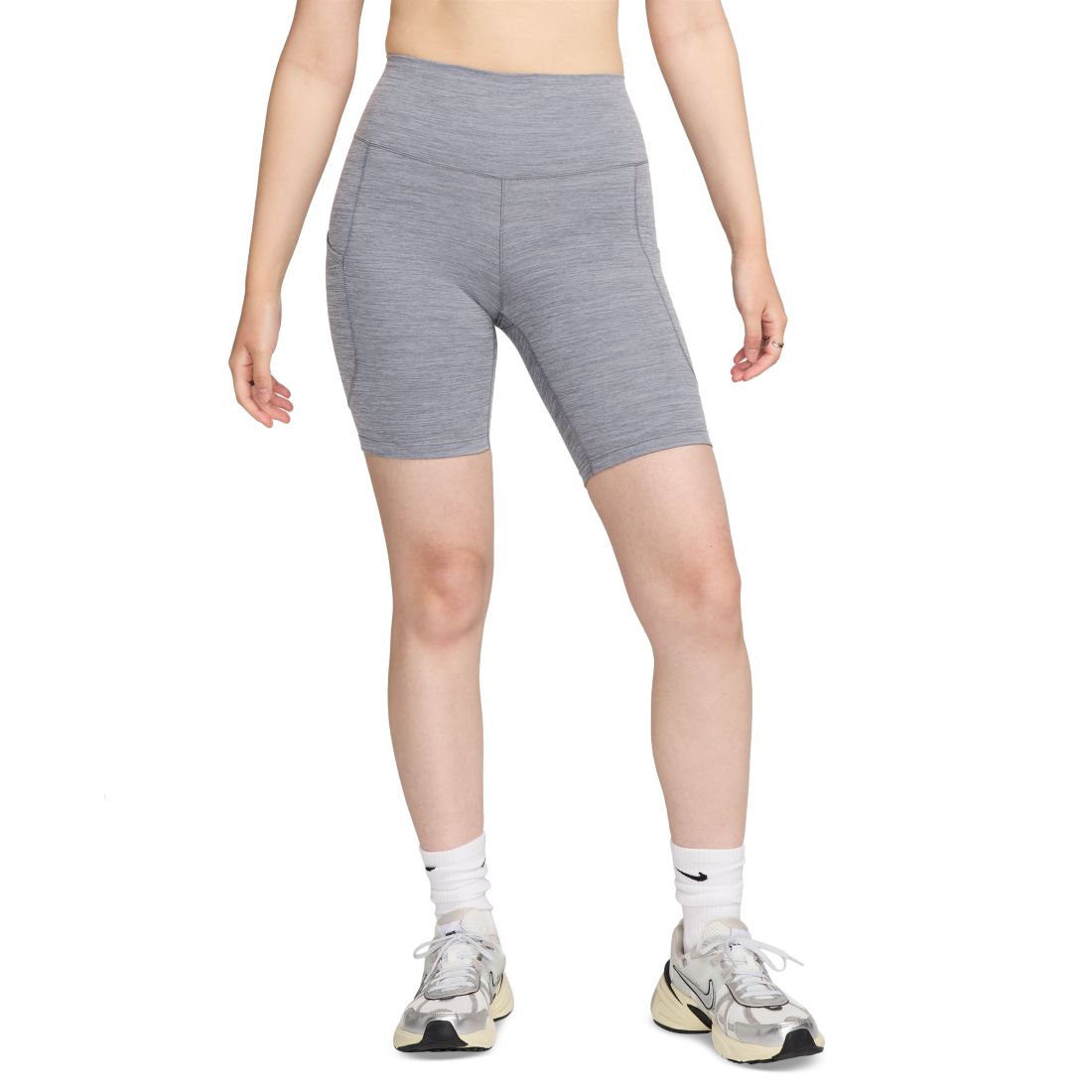 Nike Women's One High-Waisted Side-Pocket 8" Bike Shorts
