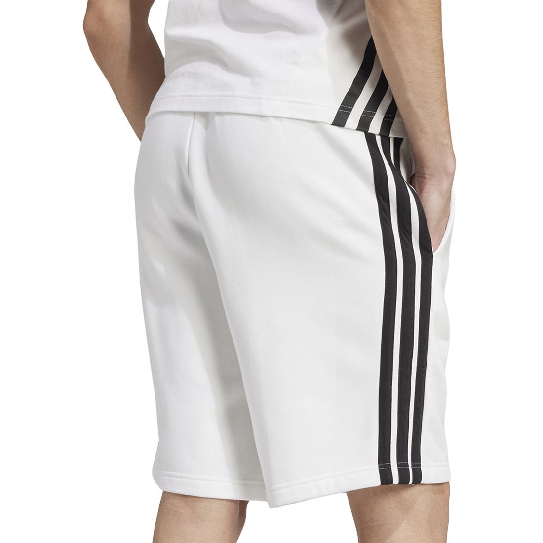 adidas Men's Essential Three Stripes Fleece Shorts