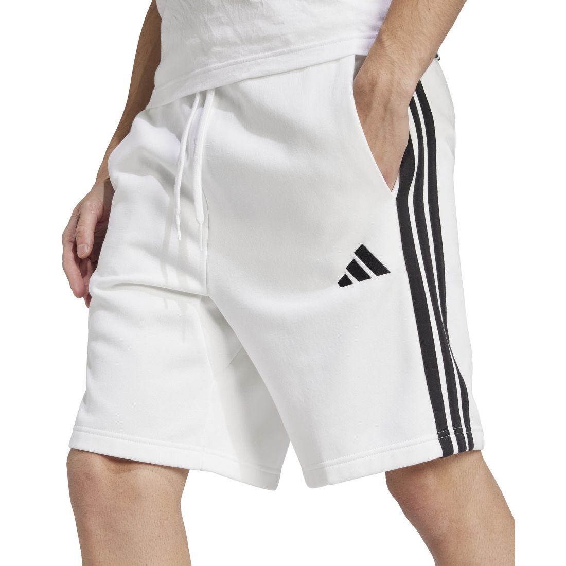 adidas Men's Essential Three Stripes Fleece Shorts