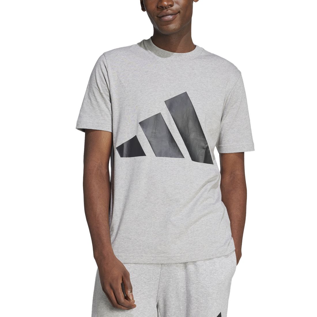 adidas Men's 3 Bar Logo Graphic Cotton T-Shirt