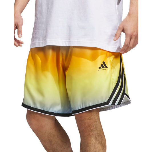 adidas Men's Faded 3-Stripes Logo Shorts