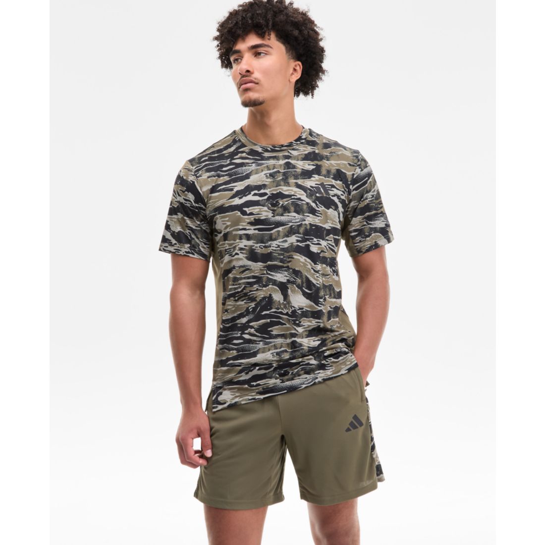 adidas Men's Logo Camo T-Shirt