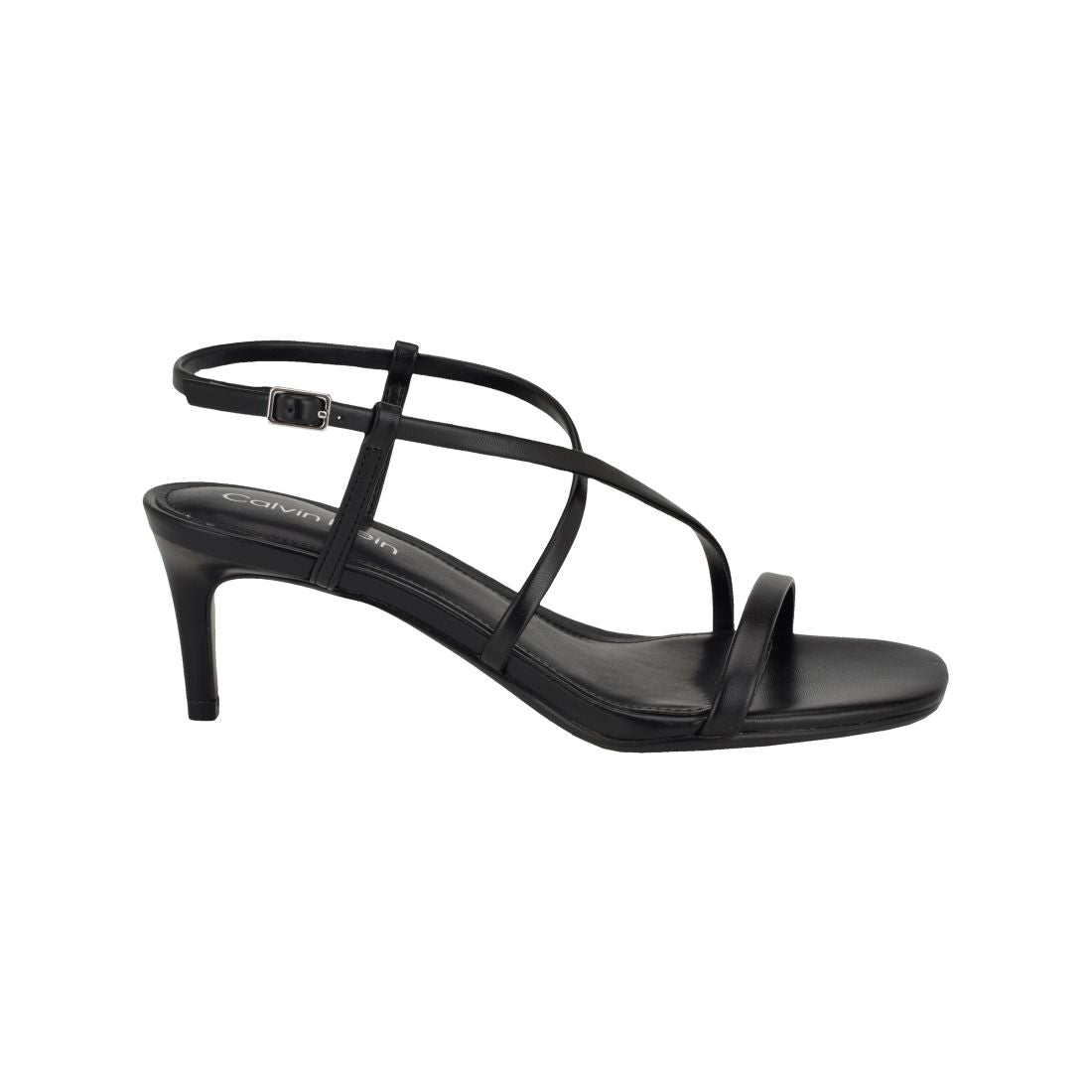 Calvin Klein Women's Ishaya Strappy Low Stiletto Sandals