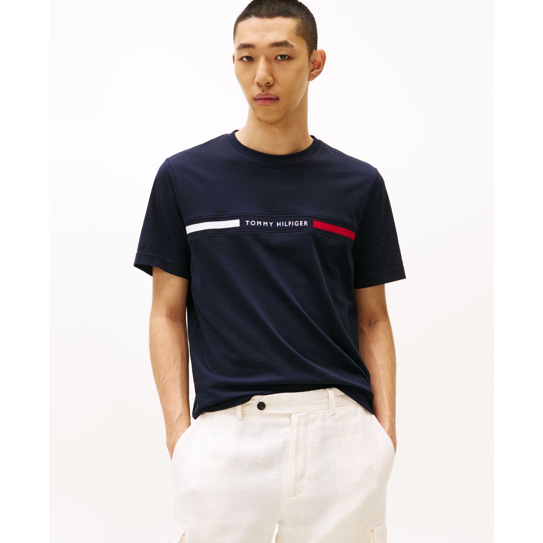 Tommy Hilfiger Men's Chest Insert Logo Short Sleeve T-Shirt