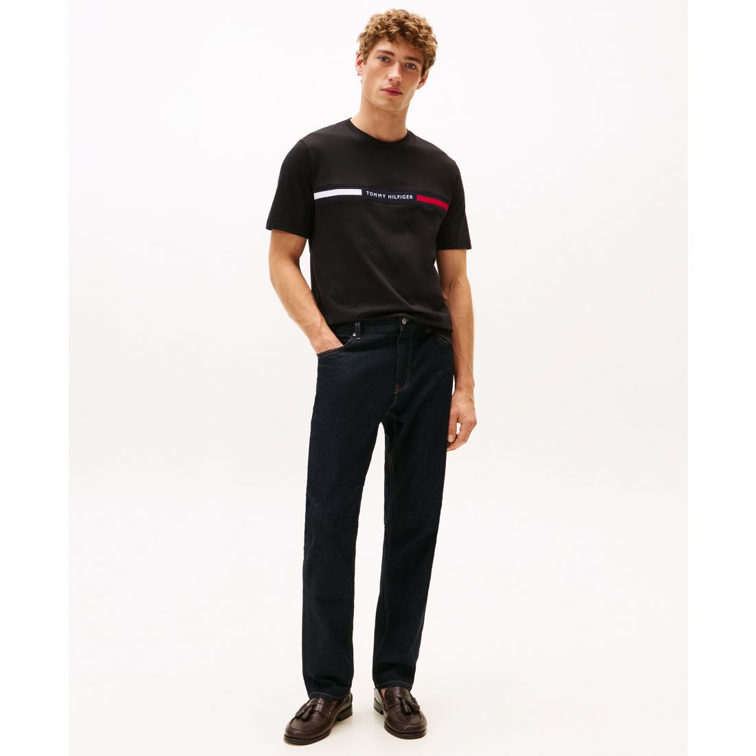 Tommy Hilfiger Men's Chest Insert Logo Short Sleeve T-Shirt